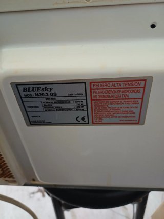 Microondas Bluesky Blanco