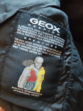 Piumino leggero Geox Respira nero - Tg. 44 (IT)