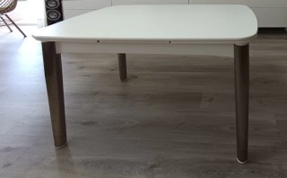 Mesa cocina blanca extensible