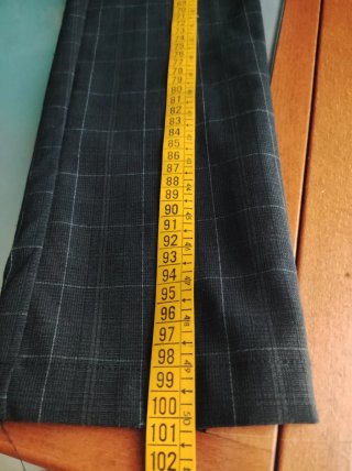Pantaloni Stradivarius a quadri grigio antracite