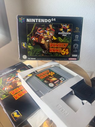 Donkey Kong 64 PAL Caja Original + Manual