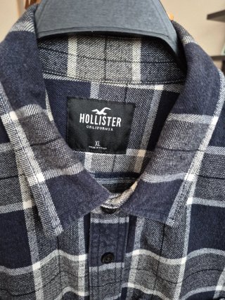 Camisa franela Hollister cuadros T/XL