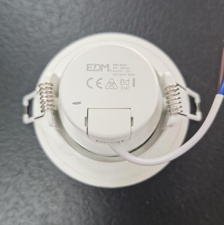 Lote de 6 mini-downligth LED Empotrable 5W