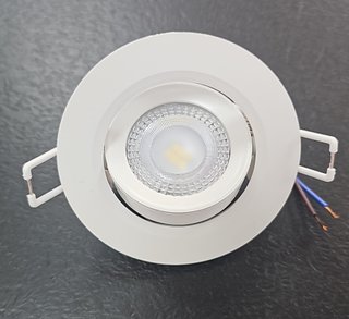 Lote de 6 mini-downligth LED Empotrable 5W