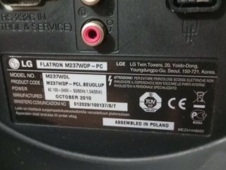 Monitor LG M237WDP-PC 23 Full HD con TV y altavoce