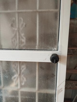 Puerta cocina/galería con marco