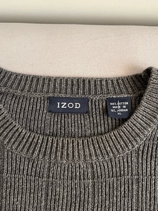 Jersey IZOD gris vintage