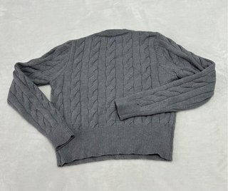 Jersey mujer gris ochos talla S