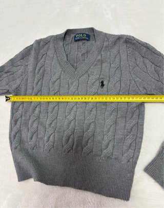 Jersey mujer gris ochos talla S