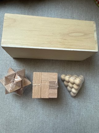 Juego de memoria de madera