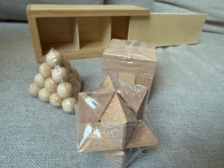 Juego de memoria de madera
