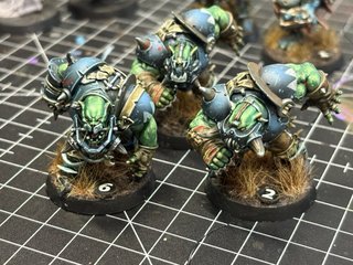 Equipo Blood Bowl Black Orcs Pintado