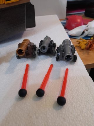 Playmobil Cañones Pirata (3 unidades)