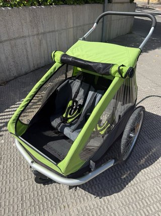 Carro doble Croozer para bicicleta