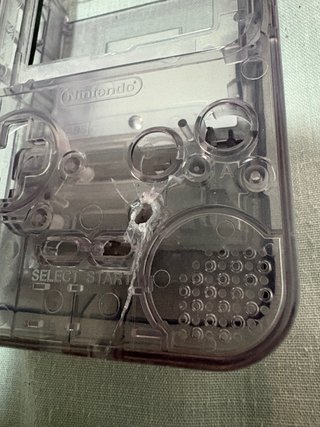 Carcasa Game Boy Pocket Morada Transparente