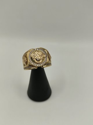 Anillo Sello -Versace- Oro 18k- 12,28gr