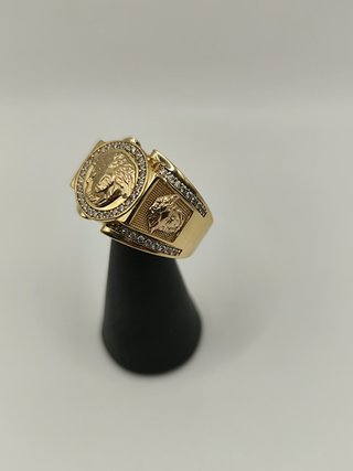 Anillo Sello -Versace- Oro 18k- 12,28gr