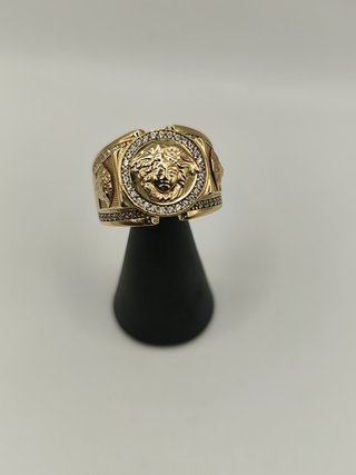 Anillo Sello -Versace- Oro 18k- 12,28gr
