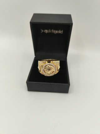 Anillo Sello -Versace- Oro 18k- 12,28gr