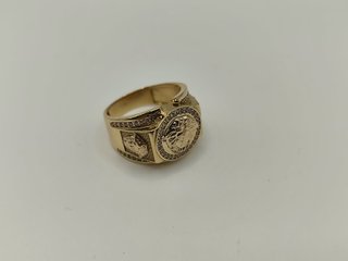 Anillo Sello -Versace- Oro 18k- 12,28gr