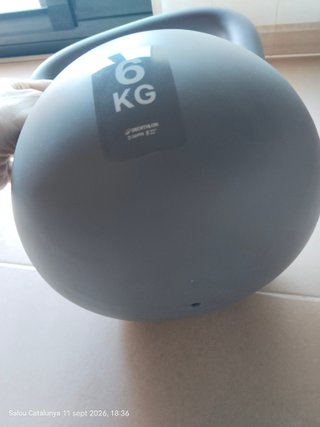 DOMYOS Pesa Rusa kettlebell Base Blanda 6 kg