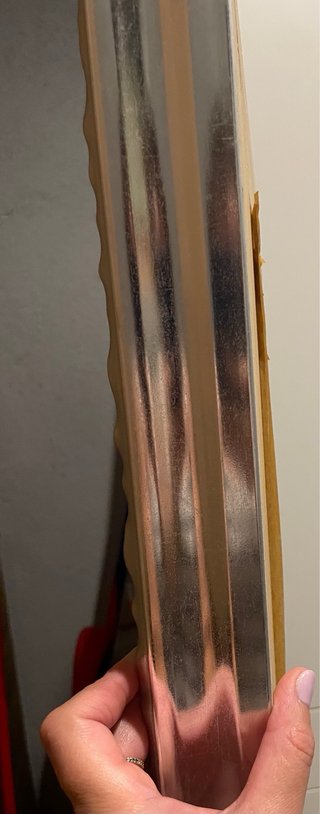 Espejo Madera/Plateado, en perfecto estado.