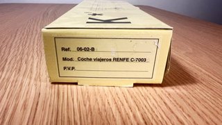 K*train 06-02-B Coche viajeros RENFE C-7003 H0