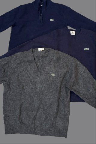Set 3 Maglioni Lacoste Blu e Grigio