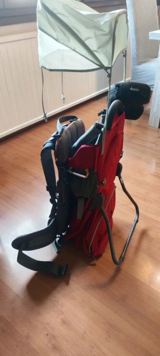 Mochila Portabebés Montaña Vaude Roja