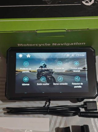 Pantalla Moto Carplay Desmontaje Rápido USB