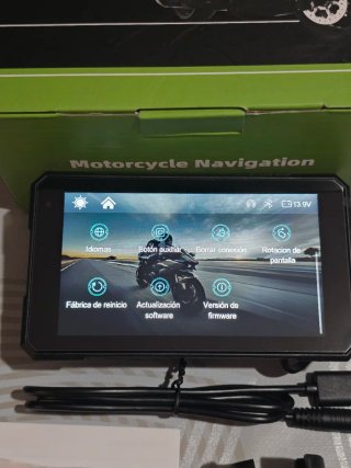 Pantalla Moto Carplay Desmontaje Rápido USB