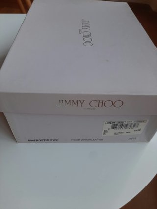 Sandalias Jimmy Choo doradas talla 36.5