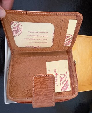 Monedero Piel Nature Flores Multicolor