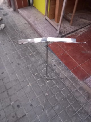 Atril para partituras de acero inoxidable