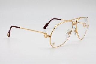 Gafas Cartier Vintage Oro 58-18 + Estuche y pañuel