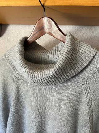 Jersey Calvin Klein Gris Cuello Alto