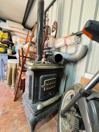 Chimenea Hierro Fundido Ornamental
