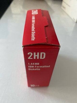 Confezione da 10 dischetti 2HD Imation 1.44MB IBM