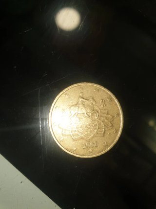 Moneda 50 céntimos 2002