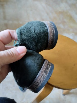 Scarpe Le Crown verde bosco n.37
