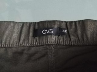 Pantaloni OVS verde fango motivo Paisley -