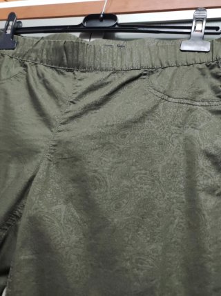 Pantaloni OVS verde fango motivo Paisley -