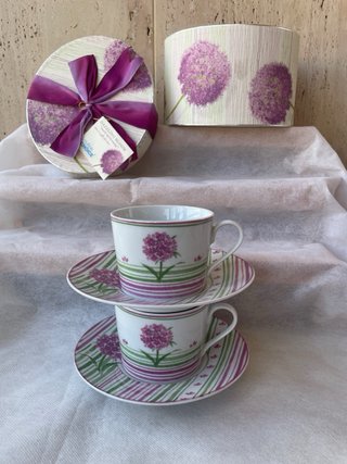 Juego 2 Tazas y Platos Dazzling Bloom