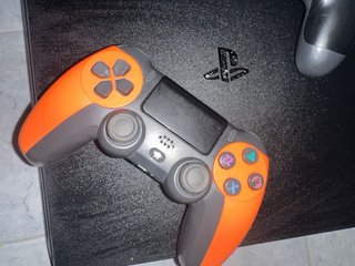 2 Controller PS4 Sony Nero/Arancione