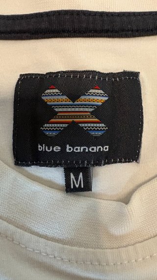 Camiseta chico Blue Banana Algodón Blanca Talla M