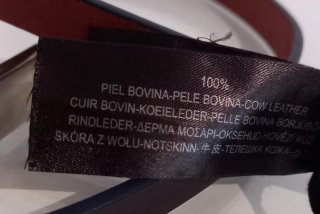 Cinturón piel bovina 100% Massimo Dutti mujer