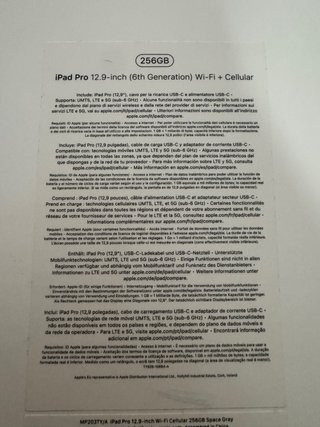 iPad Pro 12.9 6ª Gen Wi-Fi + Celular