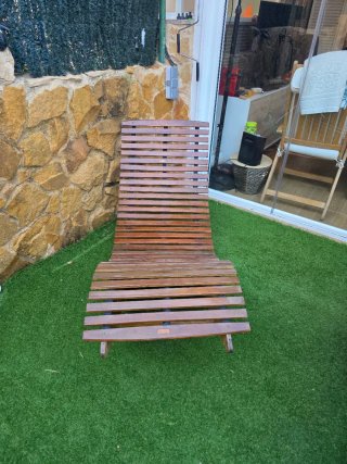 Hamaca de madera Teka