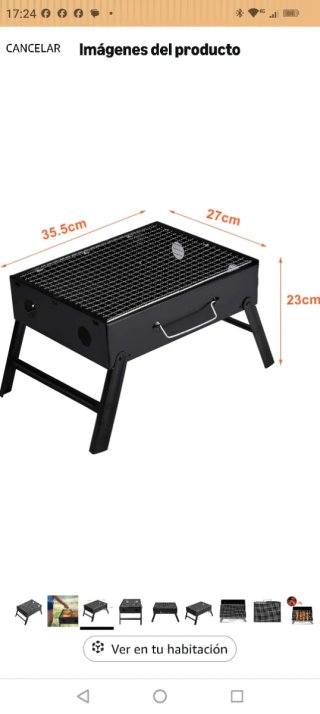 Barbacoa portátil plegable NUEVA
