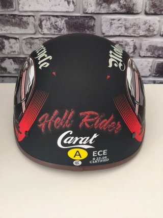 Casco Moto Estilo Alemán Retro